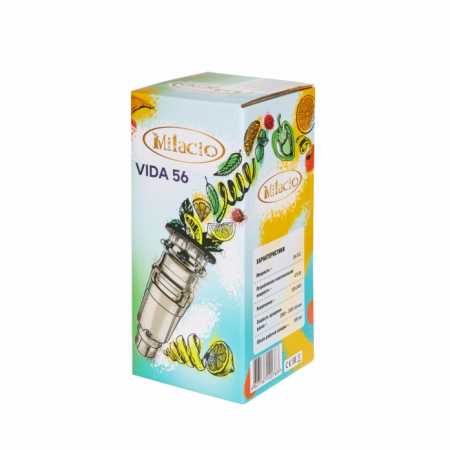 Измельчитель для пищевых отходов Milacio Vida 56 MC.555056.MB черный матовый в магазине «На диване» в Мурманске  — Выгодная цена